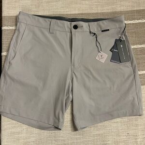 Travis Mathew Gray Flat Front Shorts